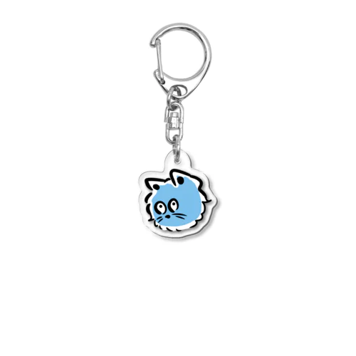 NURENEKO face is wet Acrylic Key Chain