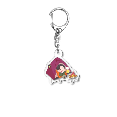 キャンピングあっきー Acrylic Key Chain