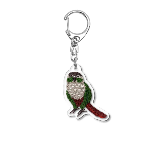 ウロコインコのマメ Acrylic Key Chain