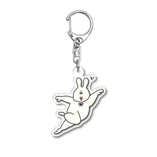 うさぎさんサーカス団員になる。 Acrylic Key Chain