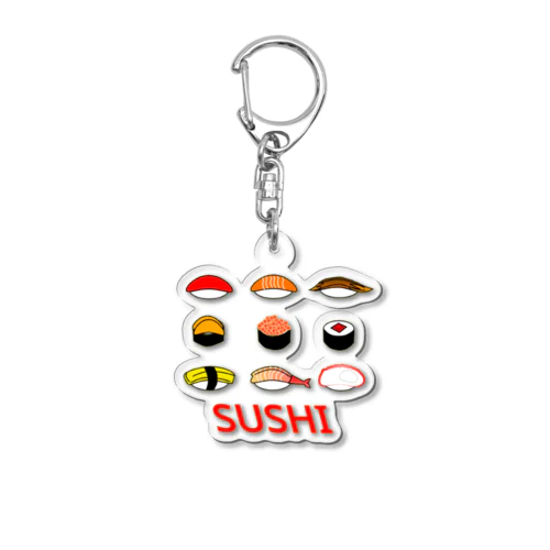 SUSHI Acrylic Key Chain