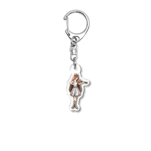 violin queen Acrylic Key Chain