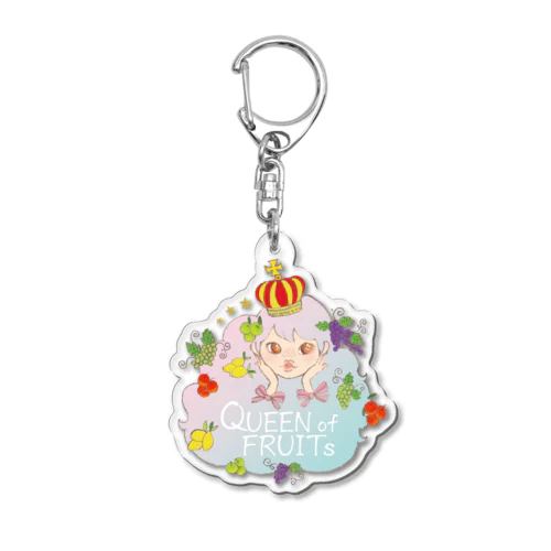 queen of fruits Acrylic Key Chain