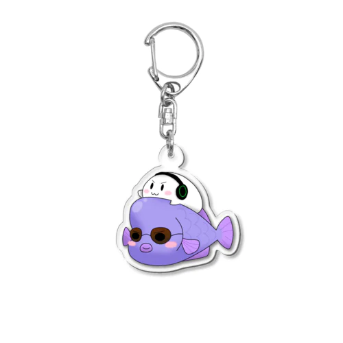 おもっちゅーし Acrylic Key Chain