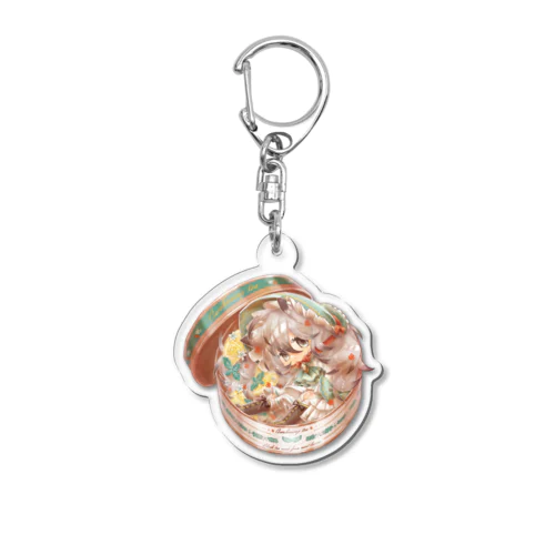 紅茶缶ねこ Acrylic Key Chain