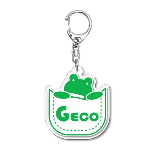 G-ECO in the pocket Acrylic Key Chain