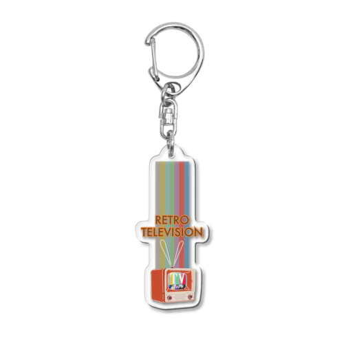 レトロテレビジョン Acrylic Key Chain