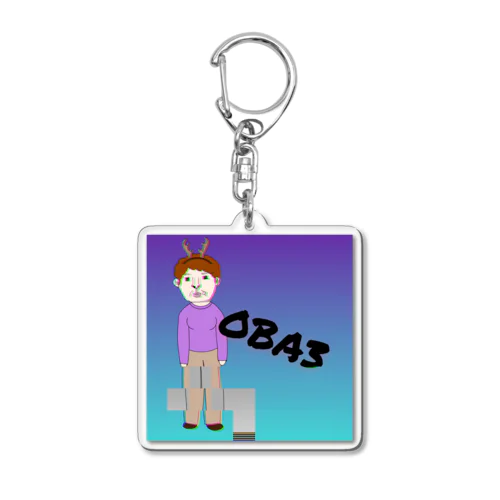 トナカイOBA3(おばさん) Acrylic Key Chain