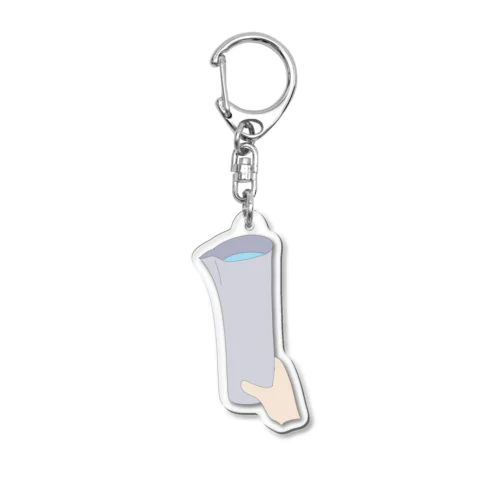 焼酎水割りセットの水 Acrylic Key Chain