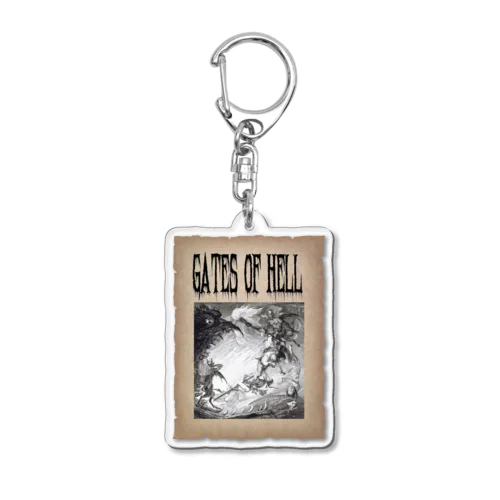 地獄の門 　Gates of hell Acrylic Key Chain