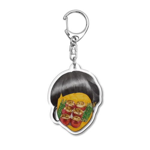 名前はチーズトマト Acrylic Key Chain