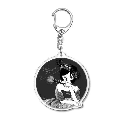 She's gorgeous. Acrylic Key Chain