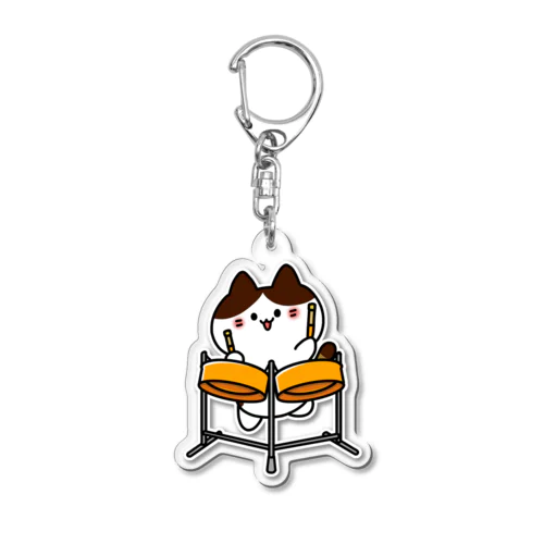 ダブルテナーパンねこ Acrylic Key Chain