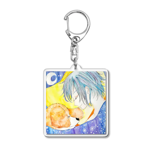 優しさに包まれながら Acrylic Key Chain