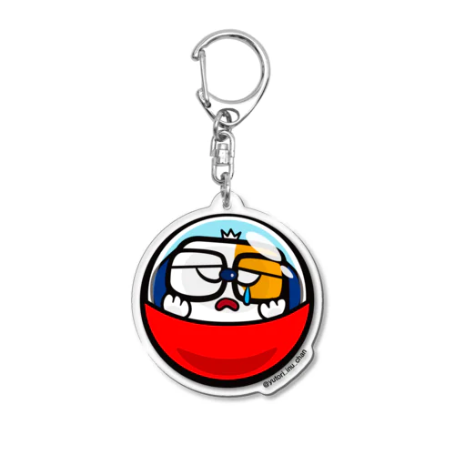 カプセル犬 Acrylic Key Chain