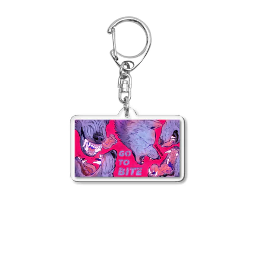 GO TO BITE Acrylic Key Chain