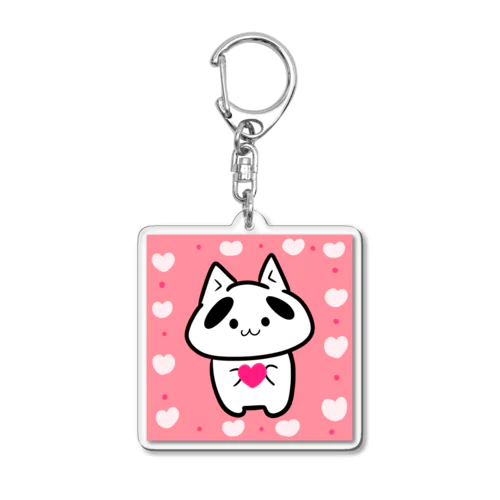 まゆねこポテはぁと Acrylic Key Chain