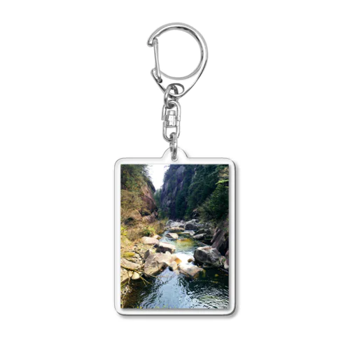 Rivers and waterfalls of nature Acrylic Key Chain