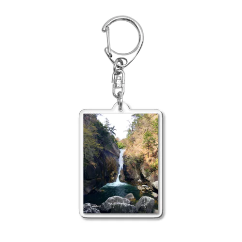 Rivers and waterfalls of nature Acrylic Key Chain