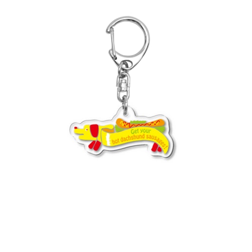 ダックスフント Acrylic Key Chain