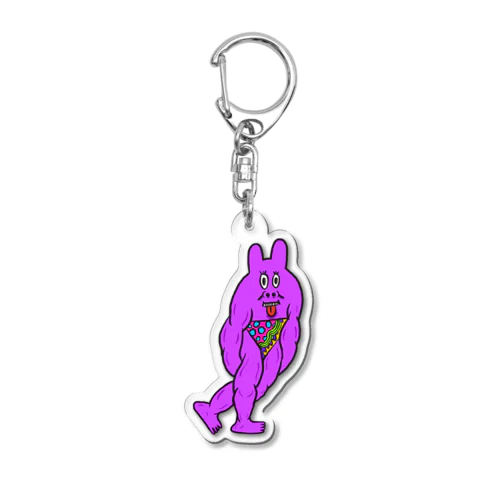 ピンク細マッチョくん Acrylic Key Chain