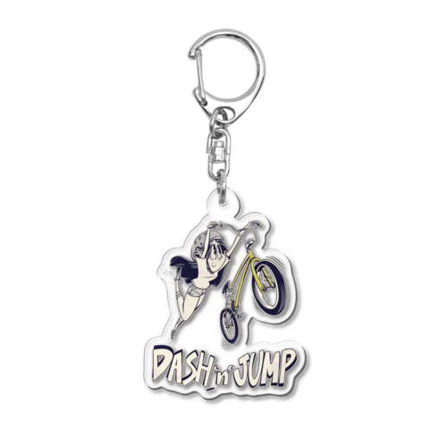 "DASH 'n' JUMP" Acrylic Key Chain