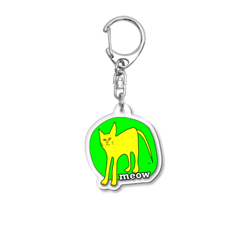 meow Acrylic Key Chain