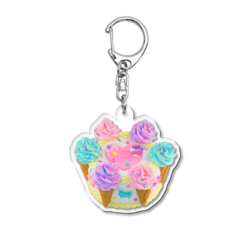 アイスクリームケーキ🎂 Acrylic Key Chain