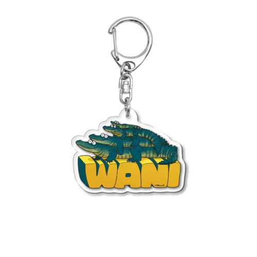 WANIワニ Acrylic Key Chain