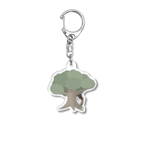 にゃんこのカクレンボ Acrylic Key Chain