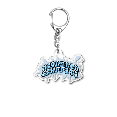 Disabled Graffiti SNOWBOARD Acrylic Key Chain