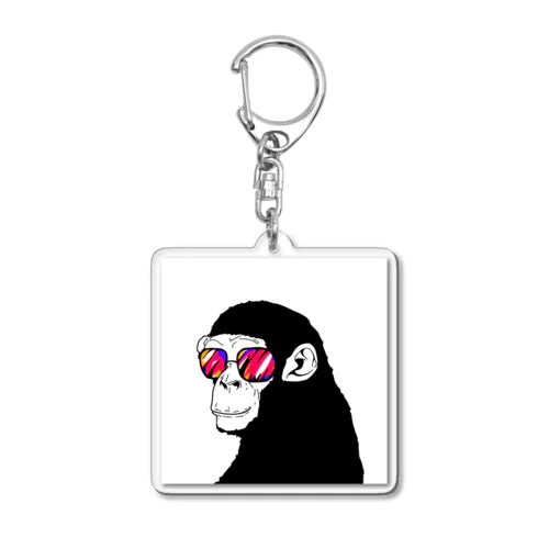 チンパンジー1 Acrylic Key Chain