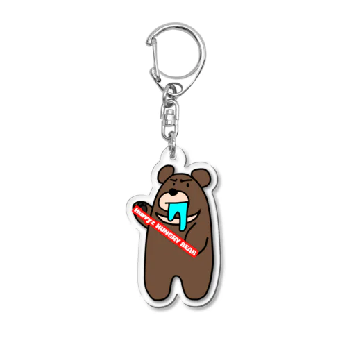 Hurryz HUNGRY BEAR落書き Acrylic Key Chain