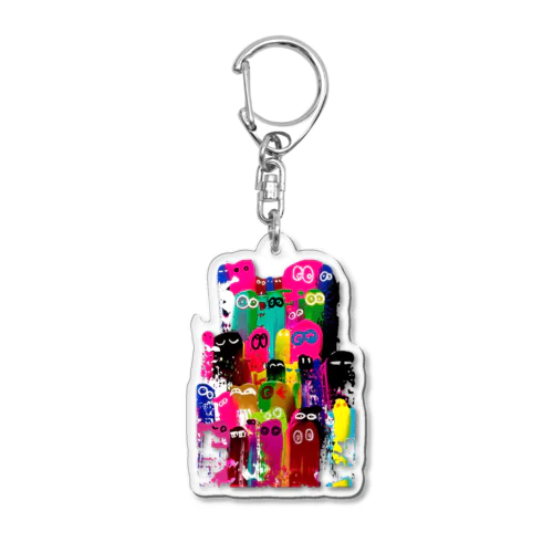 TSUNAMI Acrylic Key Chain