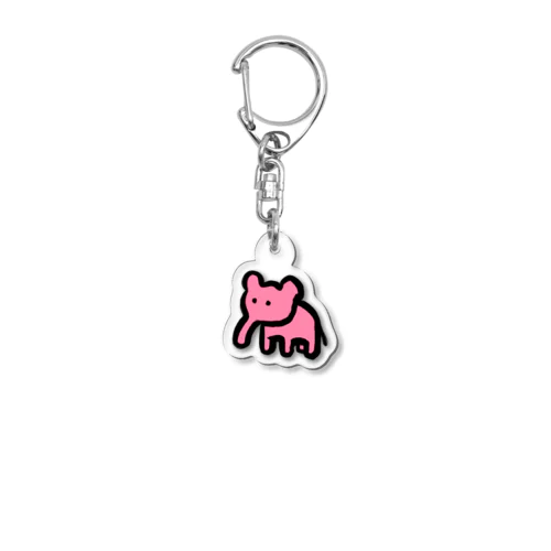 ピンクゾウ Acrylic Key Chain