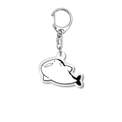 おまぬけ顔のジンベエザメさん Acrylic Key Chain