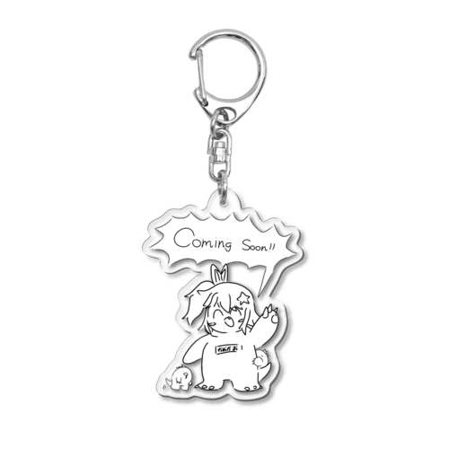 ガオガオちゃん"Coming soon!!"グッズ Acrylic Key Chain