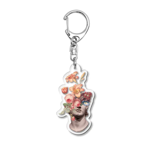 Flower Acrylic Key Chain