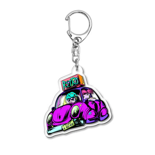 レトロランデヴー Acrylic Key Chain