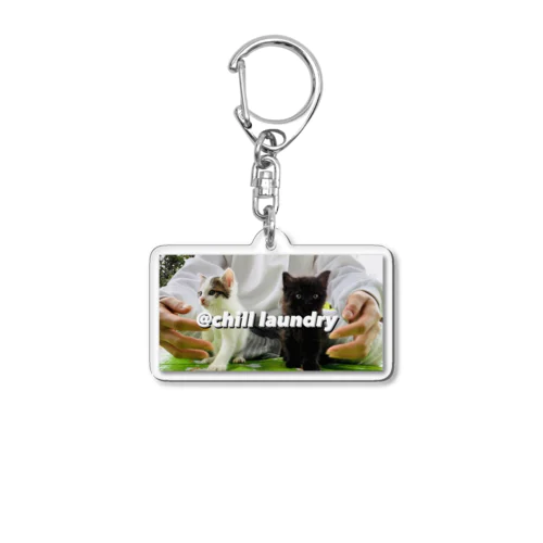 @chill laundry logo Acrylic Key Chain