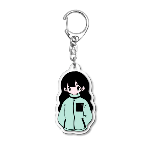 フリース女子 Acrylic Key Chain