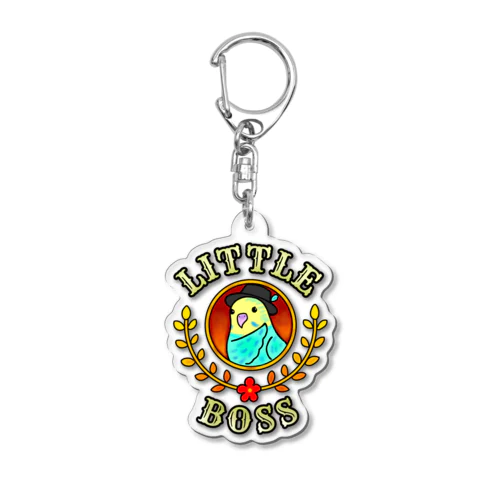 Little Boss Happy Acrylic Key Chain