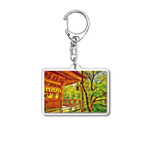 石川 那谷寺の大悲閣（本殿） Acrylic Key Chain