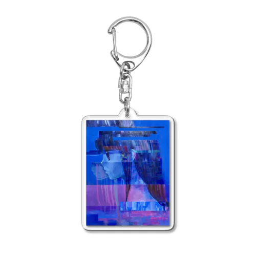 Dorsolateral prefrontal cortex Acrylic Key Chain