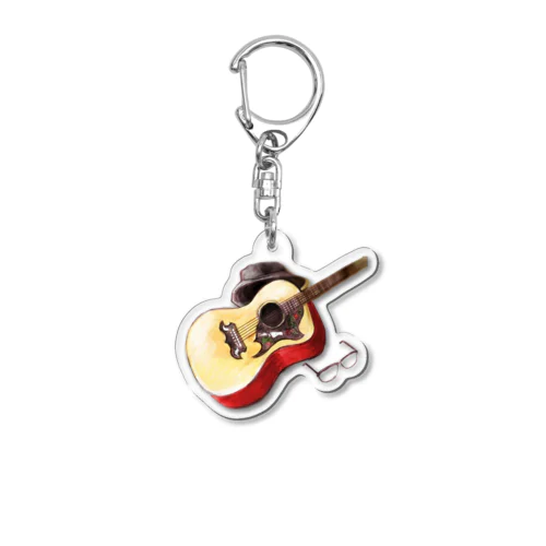 Gibson DOVE Acrylic Key Chain