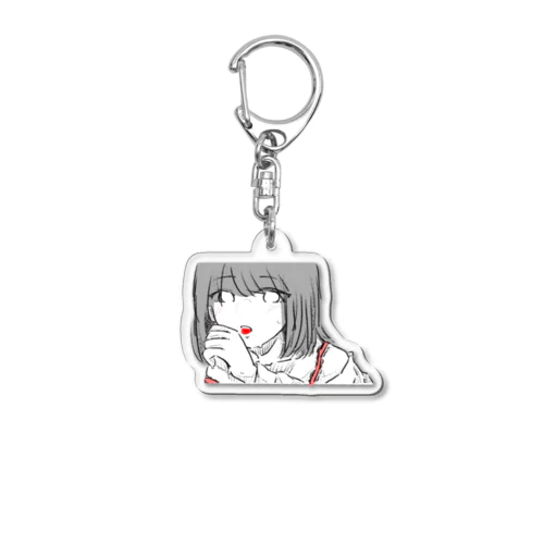 赤い子 Acrylic Key Chain