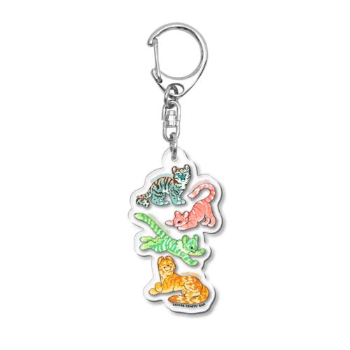 SWEET TIGERS Acrylic Key Chain