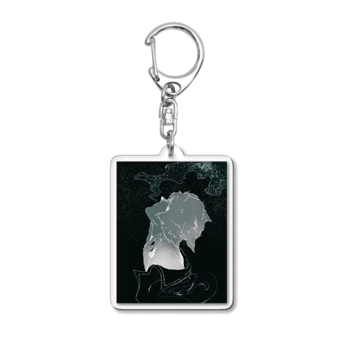 遠吠え Acrylic Key Chain