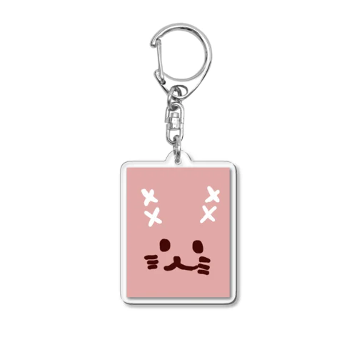 バツうさぎ Acrylic Key Chain