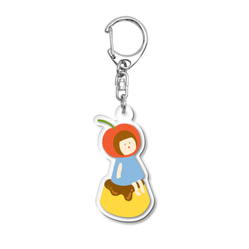 ぷりんのいす Acrylic Key Chain